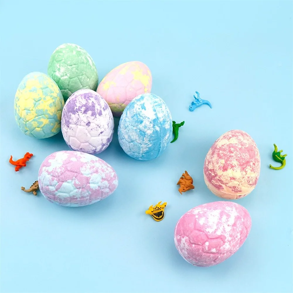 Dinosaur Pattern Bath Salt Doll Essential Oil Aromatherapy Bath Salt Children's Toy Bath Ball Bomb Packaging