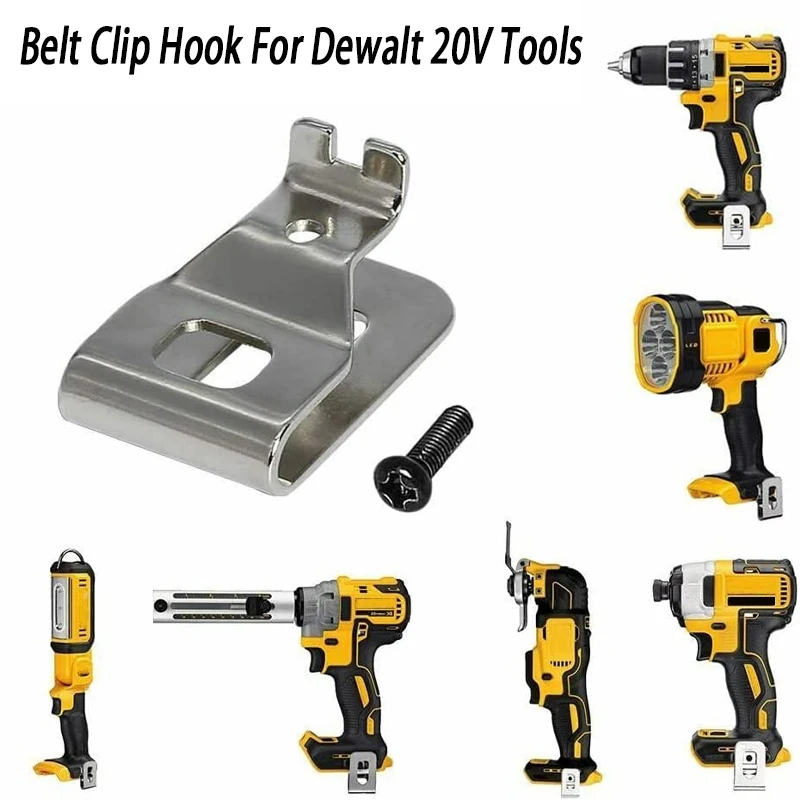 Dewalt 20V ドリルドライバー N 用ベルトクリップフック 6 個 268241   N 169778   N 086039   DCD980 DCD985 電動工具アクセサリ