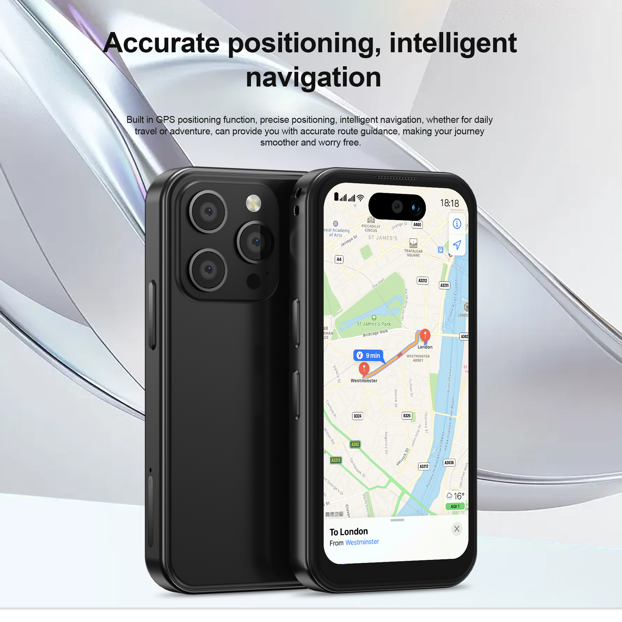 SERVO 16PRO Mini Smartphone 3G 3.75" Full Screen Dual SIM Dual Camera 1GB+16GB WiFi GPS Play Store Android 8.1 Small Smart Phone