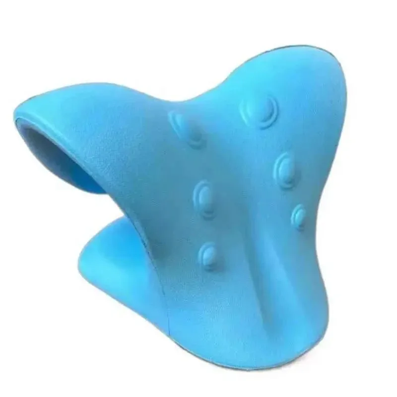 Cuscino per massaggio cervicale per uso domestico, pressione portatile delle dita a gravità, correzione del collo, protezione cervicale e ausilio per il sonno