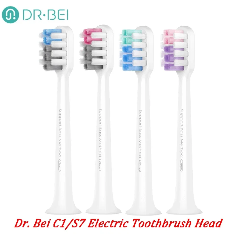 Cabezales de cepillo de dientes eléctrico DR·BEI para cepillo de dientes eléctrico sónico DR.BEI C1/S7, cabezales de cepillo de dientes sensibles/de limpieza reemplazables
