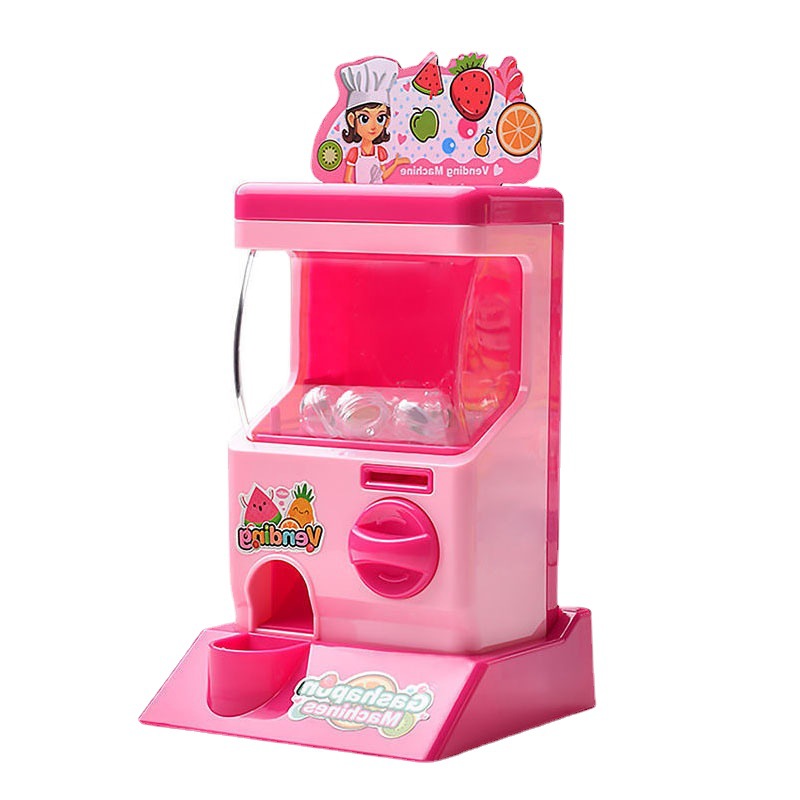 Girl's Gashapon Machine Play House, Candy Game Machine, Learning Machine, Presente Educação