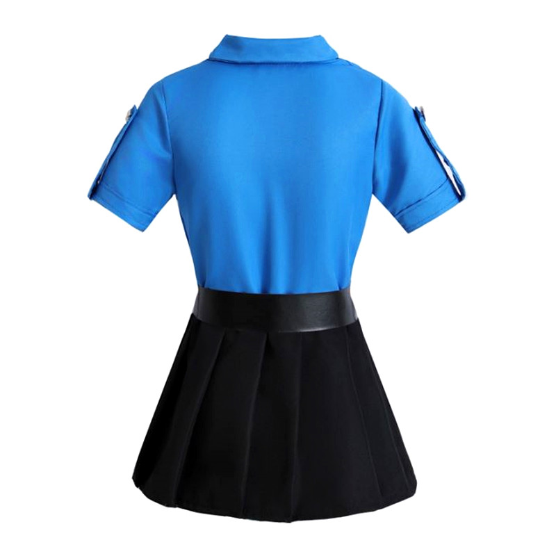 Mädchen Polizei Rollenspiel Kleid Dressup Kleidung Kinder Polizist Uniform Playsuits Halloween Performance Kostüme