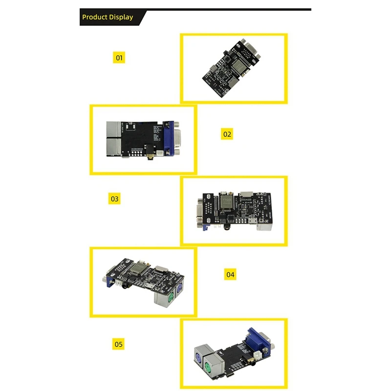 Hot-Fabgl VGA32 VGA ESP32 PSRAM โมดูล V1.4 Controller PS/2เมาส์คีย์บอร์ดกราฟิก Library เกม ANSI/VT Terminal วงจร