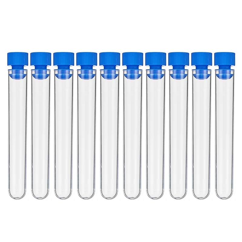 10 Cái/gói 12X100 Mm Trong Suốt Phòng Thí Nghiệm Trong Suốt Ống Nghiệm Với Bắt Đầu Từ Bộ Đội Trường Phòng Thí Nghiệm Tiếp Liệu