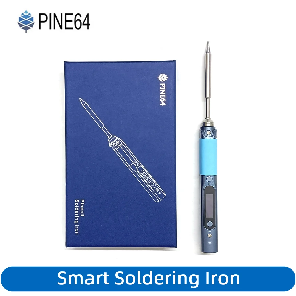 Soldador inteligente Pine64 Pinecil V1 CN, herramientas de soldadura portátiles tipo C DC5525, herramientas de soldadura digitales de temperatura ajustable TS-B2