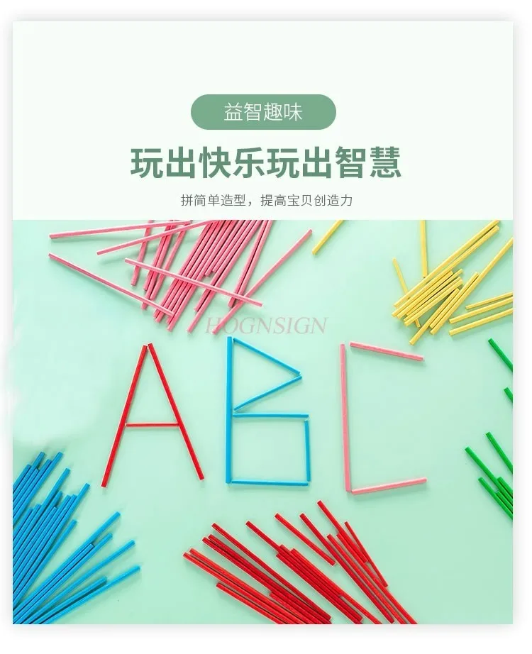 100 buah mainan penghitung bayi dari 0 12 bulan tongkat Digital belajar matematika Montessori alat bantu mengajar anak tongkat Hitung