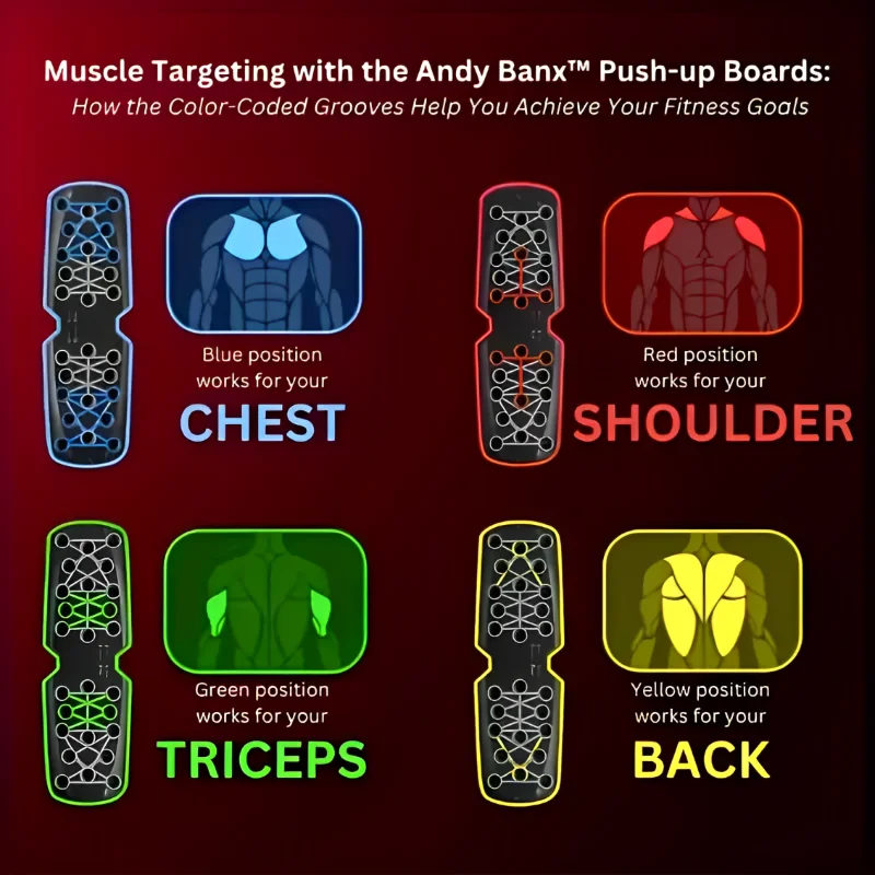 แบบพกพามัลติฟังก์ชั่น Push-Up BOARD-ฟิตเนสและกล้ามเนื้ออุปกรณ์ออกกําลังกายหน้าแรกชุดพับ Push Up Bar ความต้านทาน