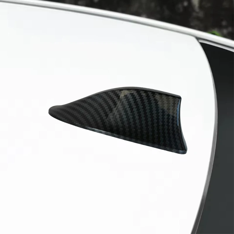 Universele Auto Antennes Haaienvin Antenne Auto Radio Signaal Antennes Dak Antennes Voor Auto Model Auto Styling Carbon Fiber Look