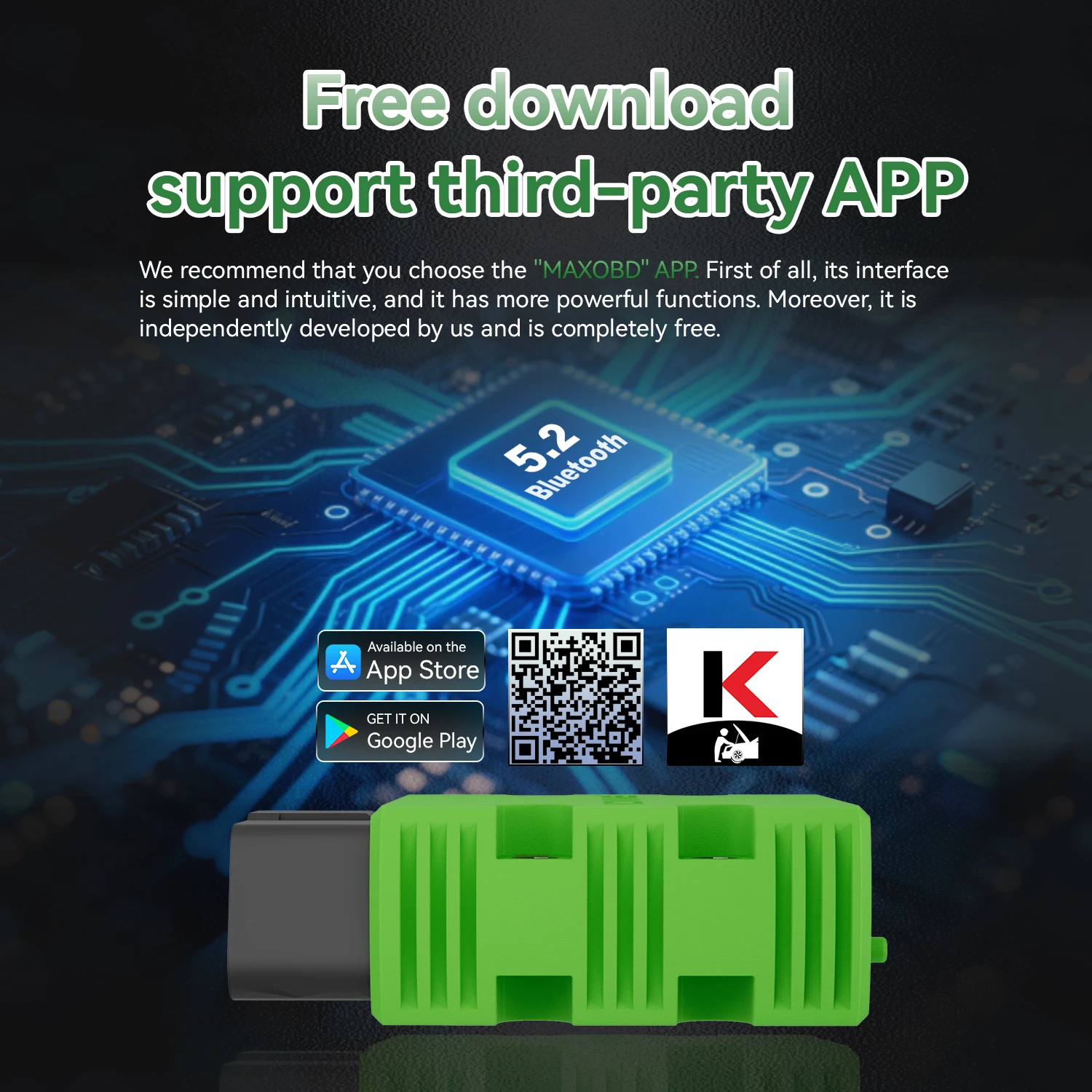 Konnwei 12v ferramenta de diagnóstico obd do carro com conexão bluetooth maxobd código de falha do motor folga quadro de congelamento carro obd2 ferramenta de verificação