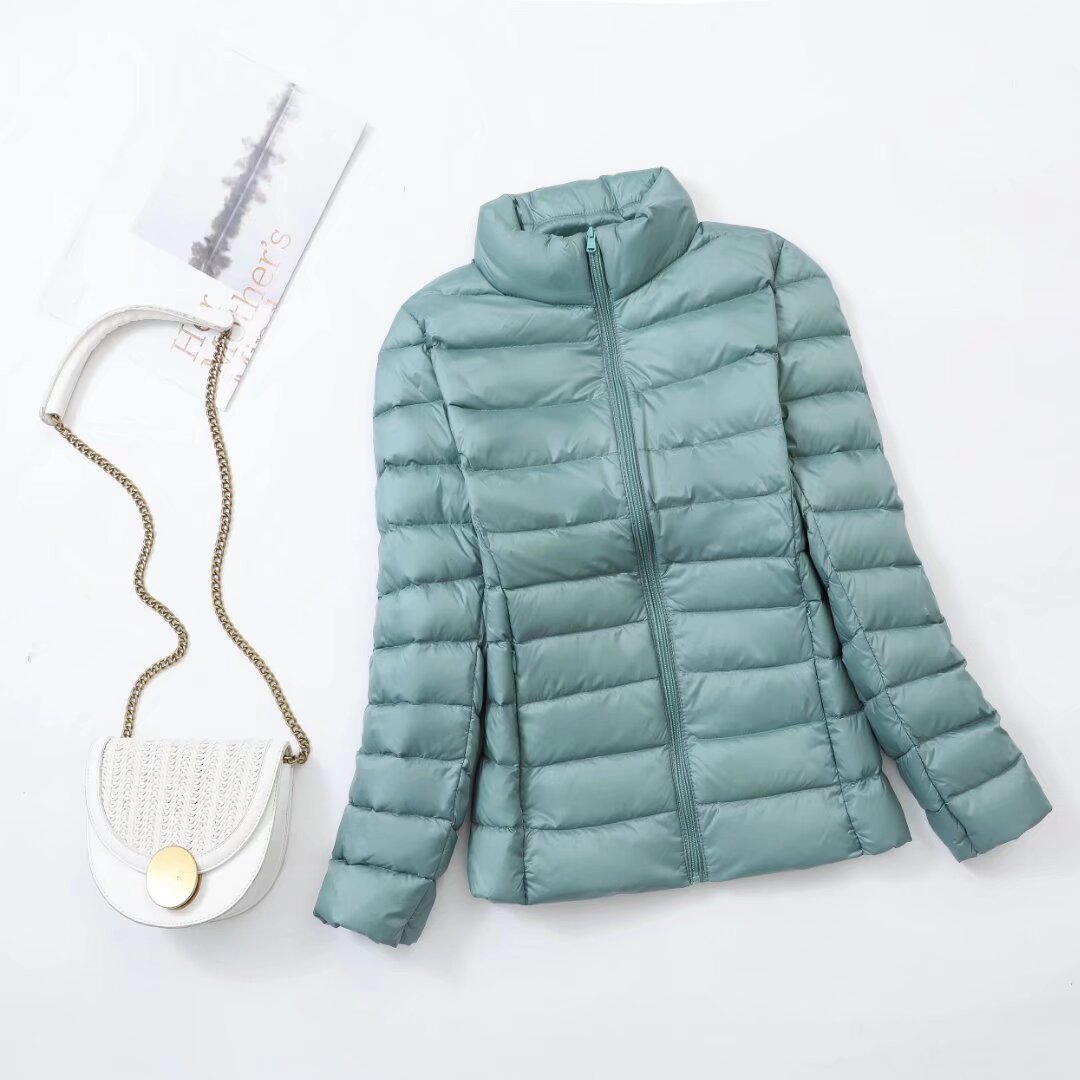 11 Kleuren Vrouwen Koreaanse Slim Fit Opstaande Kraag Puffer Jassen 2024 Nieuwe Arrivlas Topkwaliteit Witte Eend Naar Beneden Warme Vrouwelijke Lichte Jassen