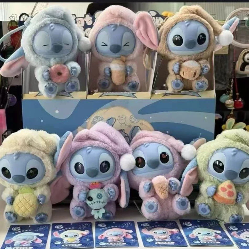 Neue Stich Vor Schlafen Serie 15CM Blind Box Plüsch Puppe Anhänger Nette Puppe Mystery Box Geschenk