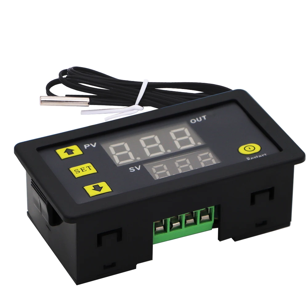 W3230 Thermostat Microcomputer Temperature Controller DC 12V AC 110V 220V 20A With Heating Cooling Control Instrument
