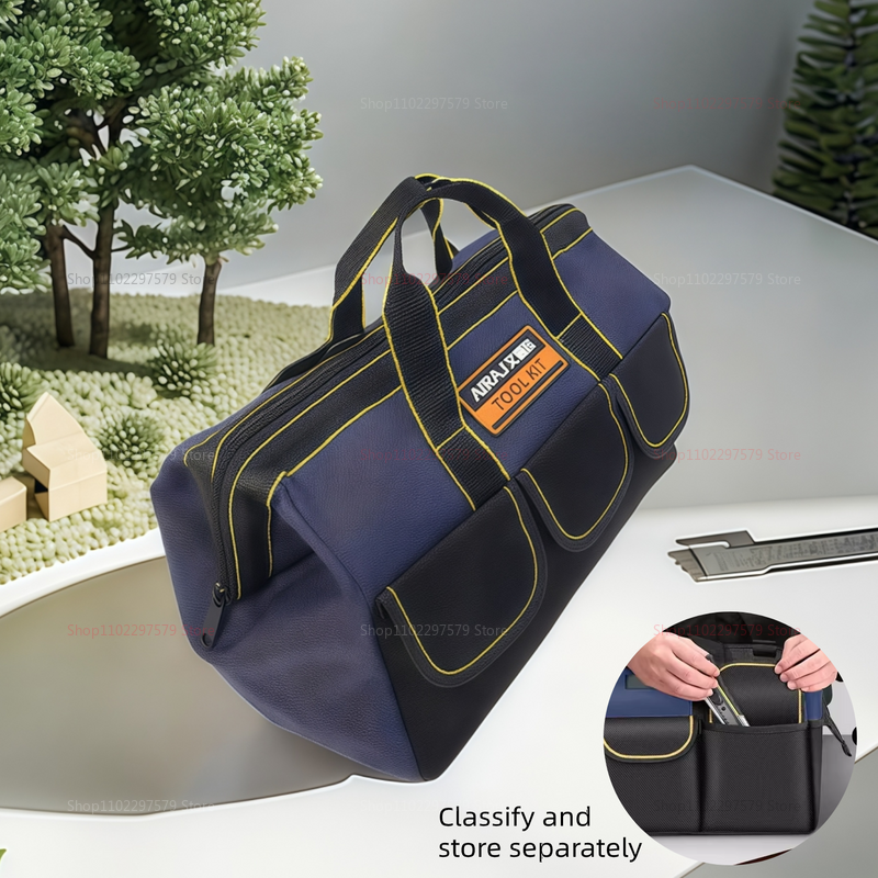 Zware multifunctionele gereedschapstas Grote capaciteit Waterdicht Oxford Canvas Dikker Slijtvaste elektricien Reparatie Organizer