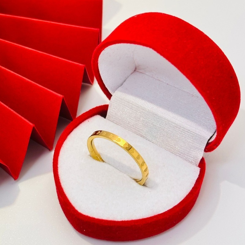 Romantische Hochzeit Ringe Box Rot Samt Herz Form Schmuck Boxen Verlobungsring Fall Valentinstag Schmuck Ringe Geschenk Box