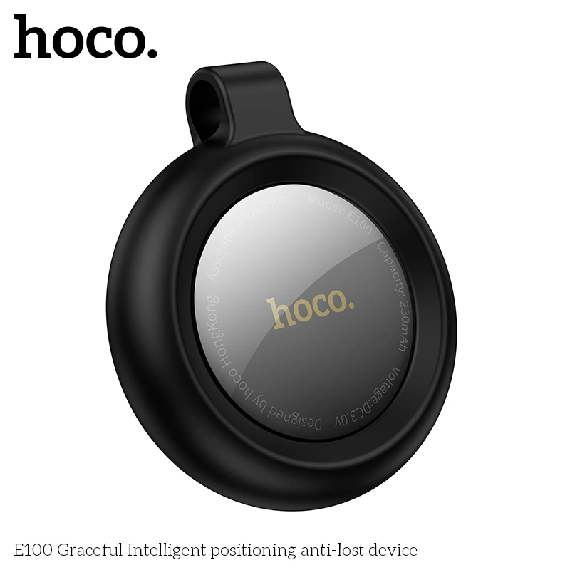 E100 Smart GPS Tracker Mini Tag для iOS Apple Find My APP Anti-Lost Reminder Device Locator Автомобильный ключ Pet Kids Finder (с чехлом)