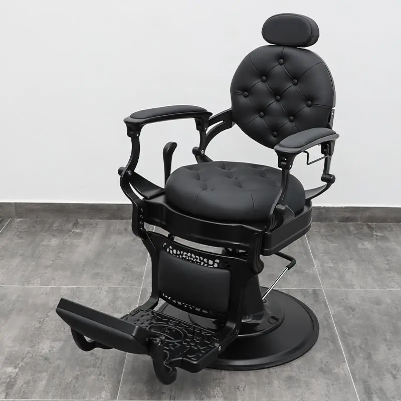 Cadeira de cabelo barbearia salão de cabeleireiro especial retrô elevador de corte de cabelo pode ser colocado