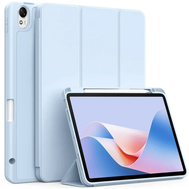New Smart Cover for HUAWEI MatePad 11.5S 11.5 S 2024 Trifold Leather Flip Soft Back Case For MatePad 11.5"S With Pencil Holder