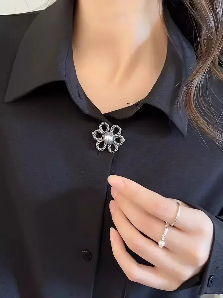 Jeans Waist Adjustment Buttons Beautiful Hollow Metal Flower Button Woman‘s Trouser Waist Wide-to-narrow Buttons