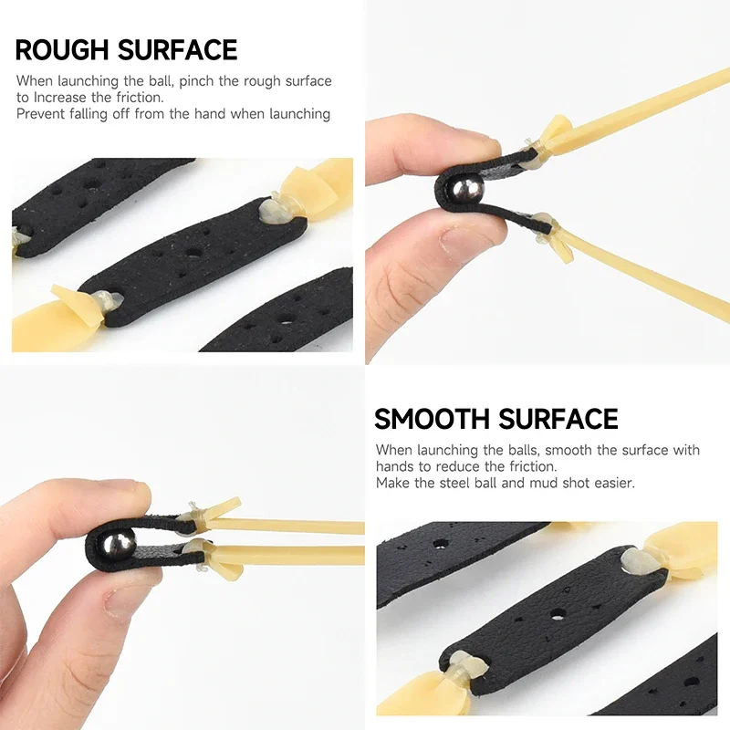 1/3/5 Pz 2.0mm Ispessito Slingsshot Elastico Ad Alta Elasticità Ad Alta Precisione In Lattice Elastico Slingshot Tiro Accessori