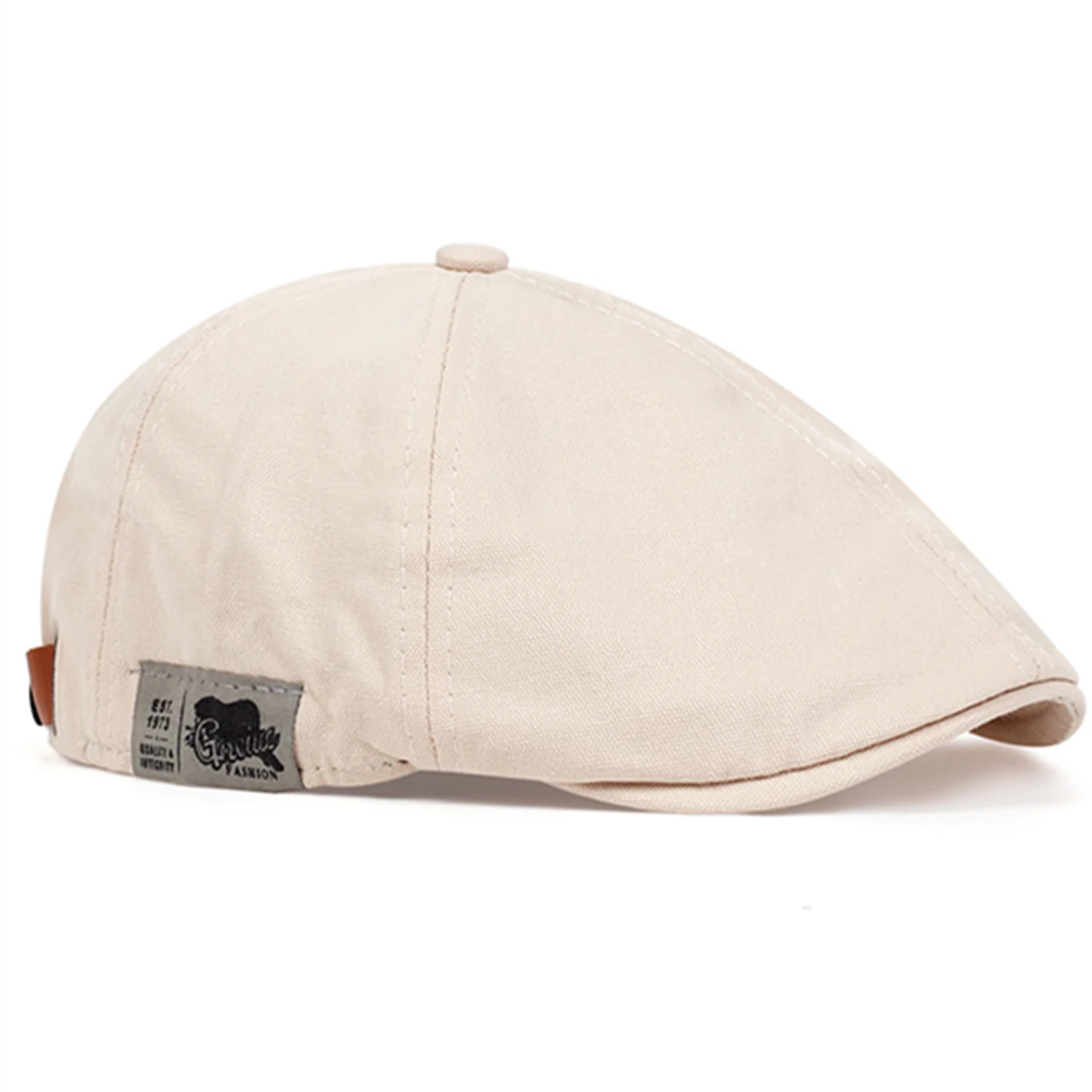 Gorras de vendedor de periódicos con letras laterales para hombres, sombreros de pintores británicos, gorra plana ajustable, boinas de Hip Hop, gorra con visera, primavera y otoño