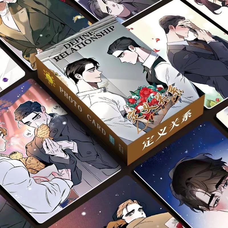 55 sztuk/zestaw koreańska Manga Lomo karta laserowa Karlyle Frost, Ash Jones rysunek HD fotokarta Cosplay prezent