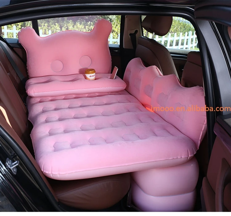 Colchón montado en vehículo, cama inflable de viaje interior para SUV, flocado de PVC, se adapta al material de protección del medio ambiente