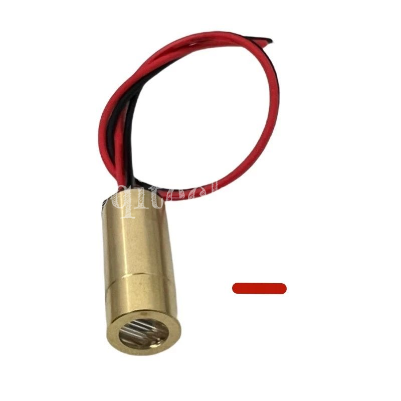 Modulo laser di grado industriale a luce rossa da 5 pezzi 9mm modulo laser a semiconduttore 650nm 5mW 3v 5v 5MW a forma di punto, a forma di croce