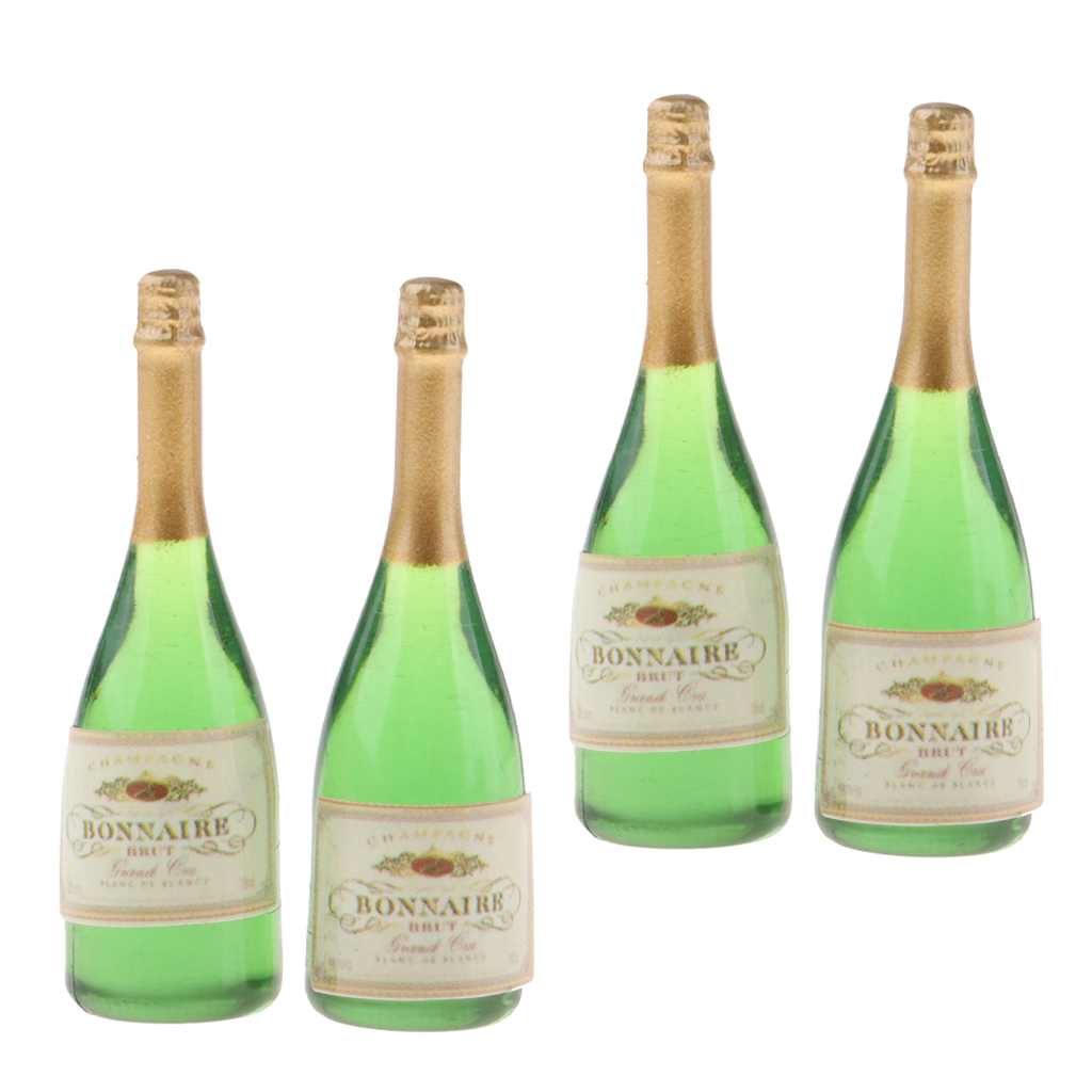 2/3/4 шт., миниатюрные бутылки для кукольного домика