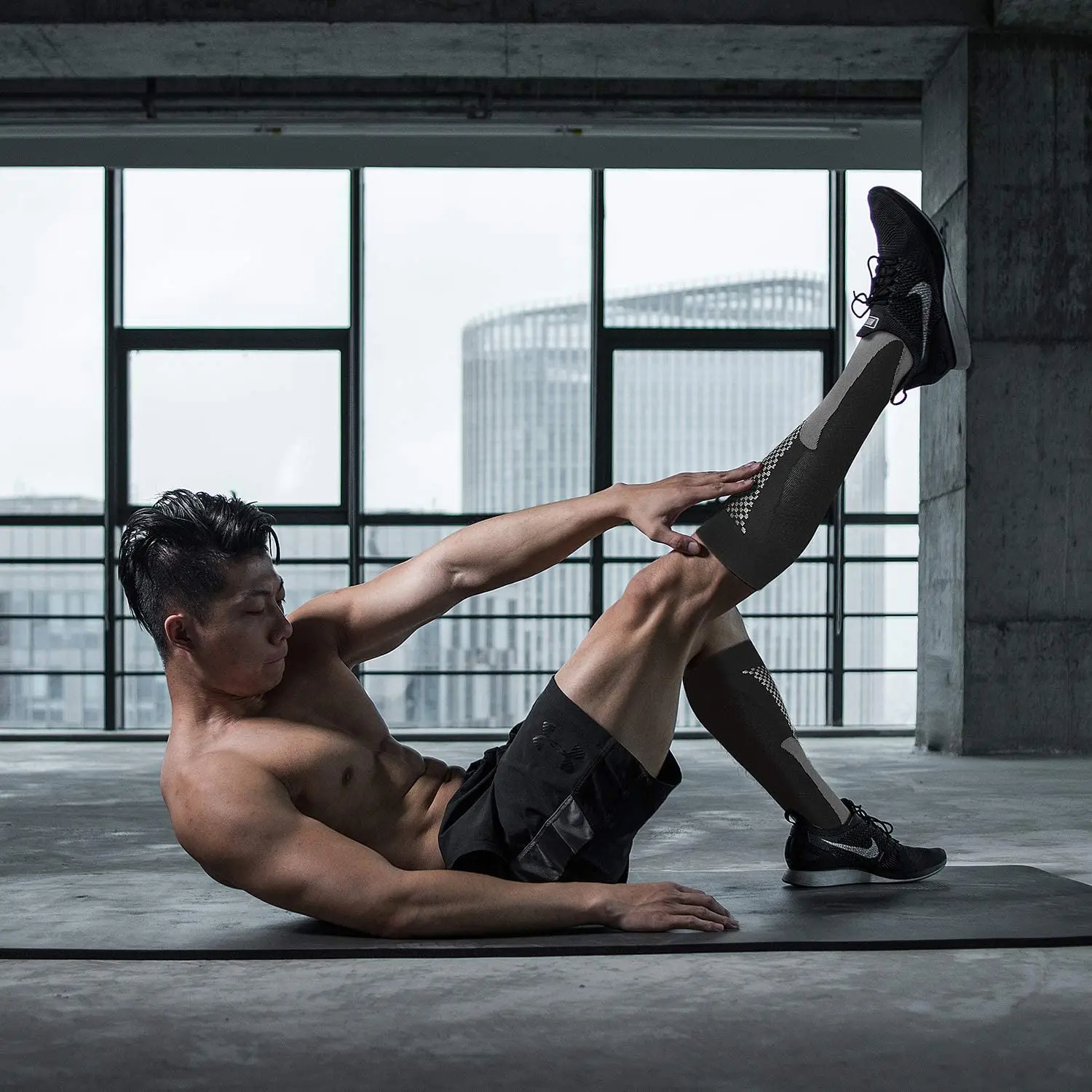 Calcetines de compresión para correr para hombre, medias deportivas de fútbol, Fitness, ciclismo, vuelo, elásticos, para mujer, venas varicosas, alivio del dolor, embarazo