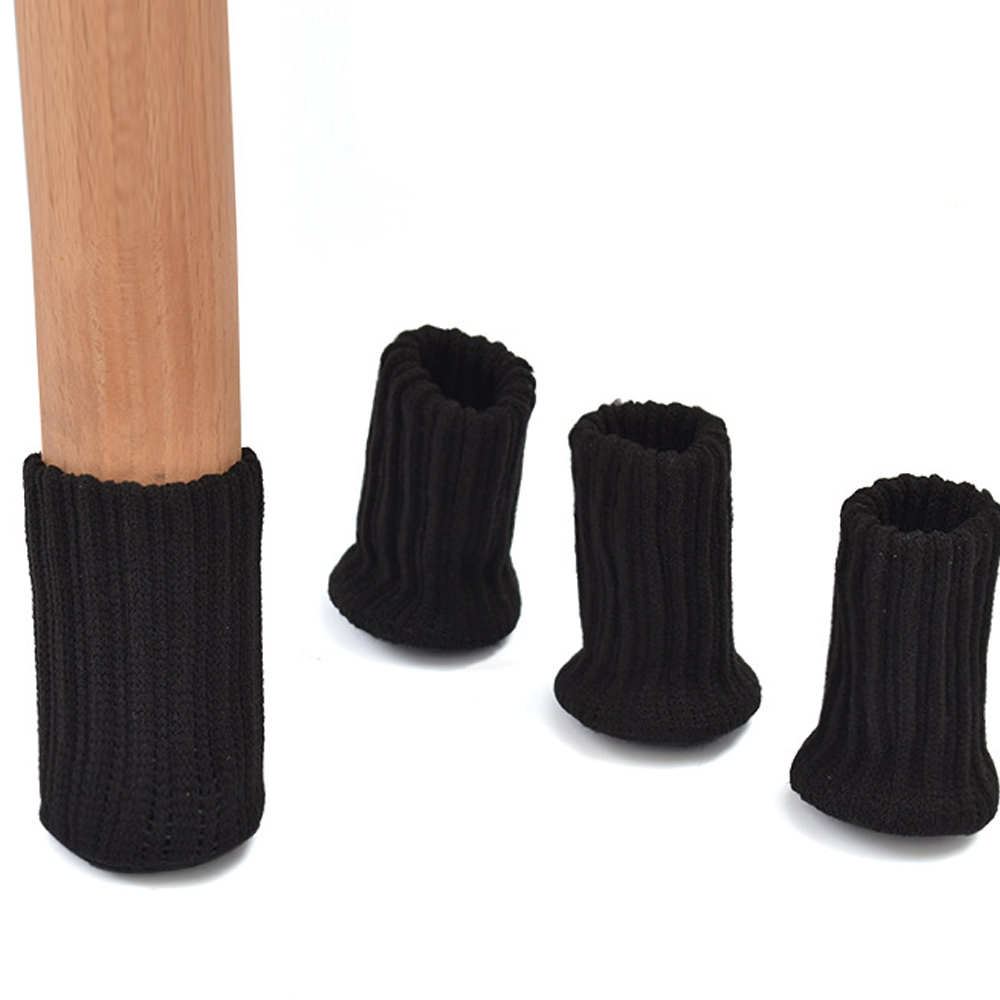 16 Uds. Calcetines para patas de silla, protectores de suelo para pies de muebles tejidos, almohadillas antideslizantes, cubiertas de calcetines para patas de silla de mesa gruesas y silenciosas