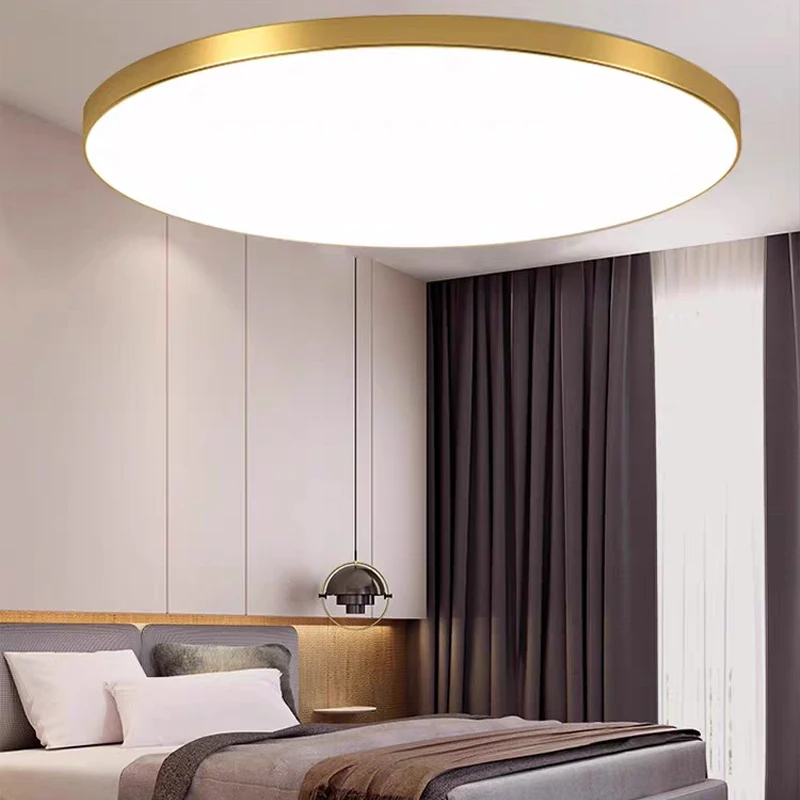 Lampada da soffitto moderna a LED Lampadario Lampada da pannello a LED Lampada da soffitto per camera da letto Cucina Illuminazione a LED per soggiorno Decorazioni per la casa Luminair