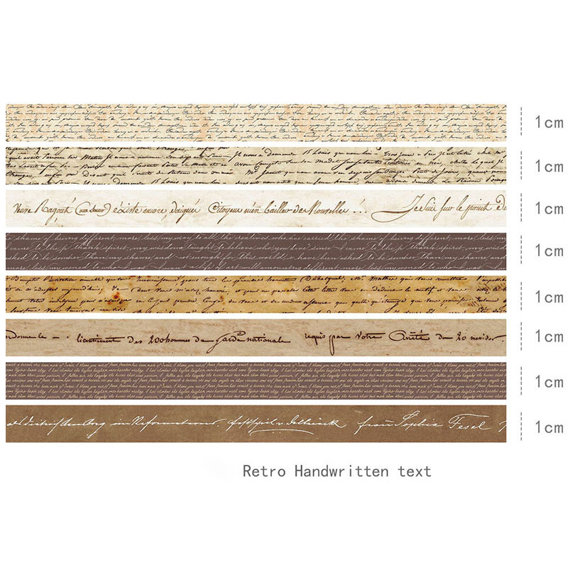 8 個レトロ和紙テープスクラップブッキング用品グリッドわしたテープ日記装飾文具 Cinta Adhesiva Decorativa 和紙テープ