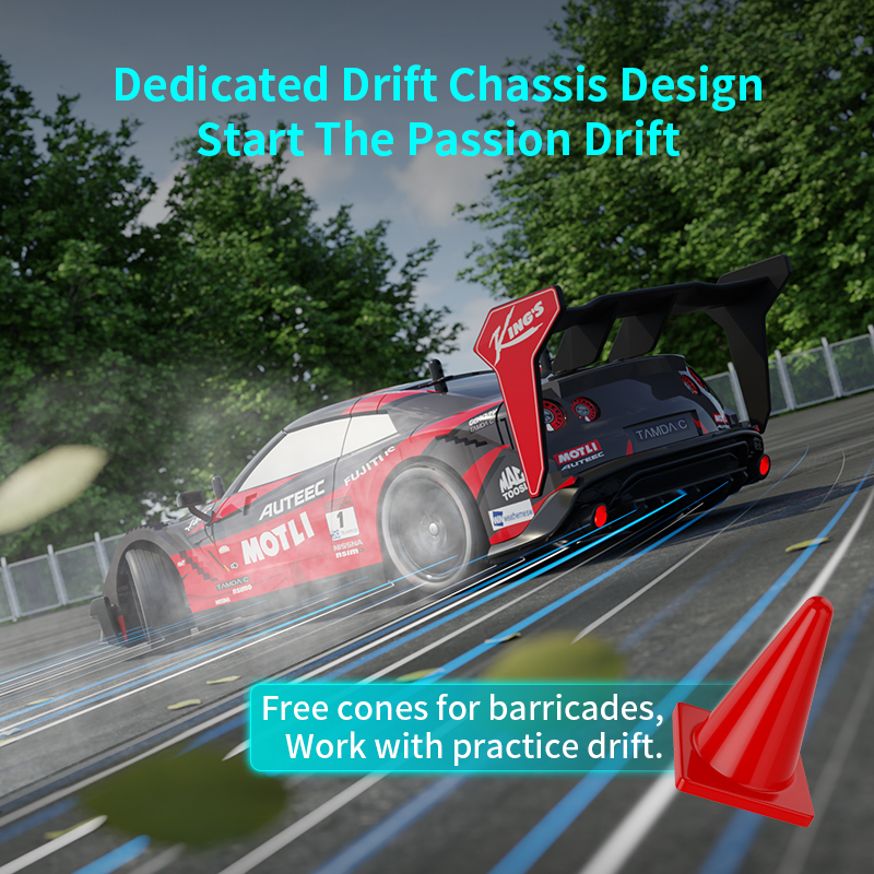 Cross border 2.4G รีโมทคอนโทรลสี่ล้อไดรฟ์ไฟฟ้าของเล่นรถ,ความเร็วสูง Racing Drift, off-road เด็กรถรุ่น GT