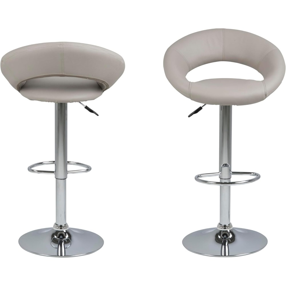 Muebles - Taburete de bar, Tortora, Taburete de bar de 1 pieza