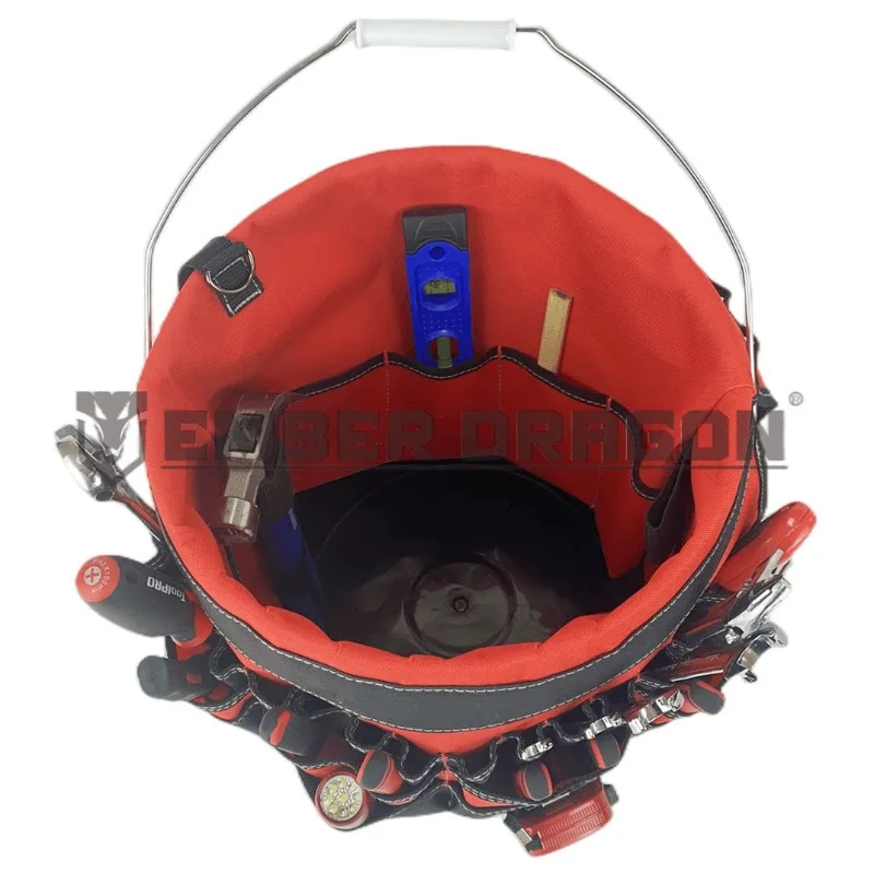 Bolsa de herramientas profesional, bolsa de herramientas para orgasmo verde, suministros de seguridad para electricista, cinturón de herramientas, accesorios multifuncionales para carpintero