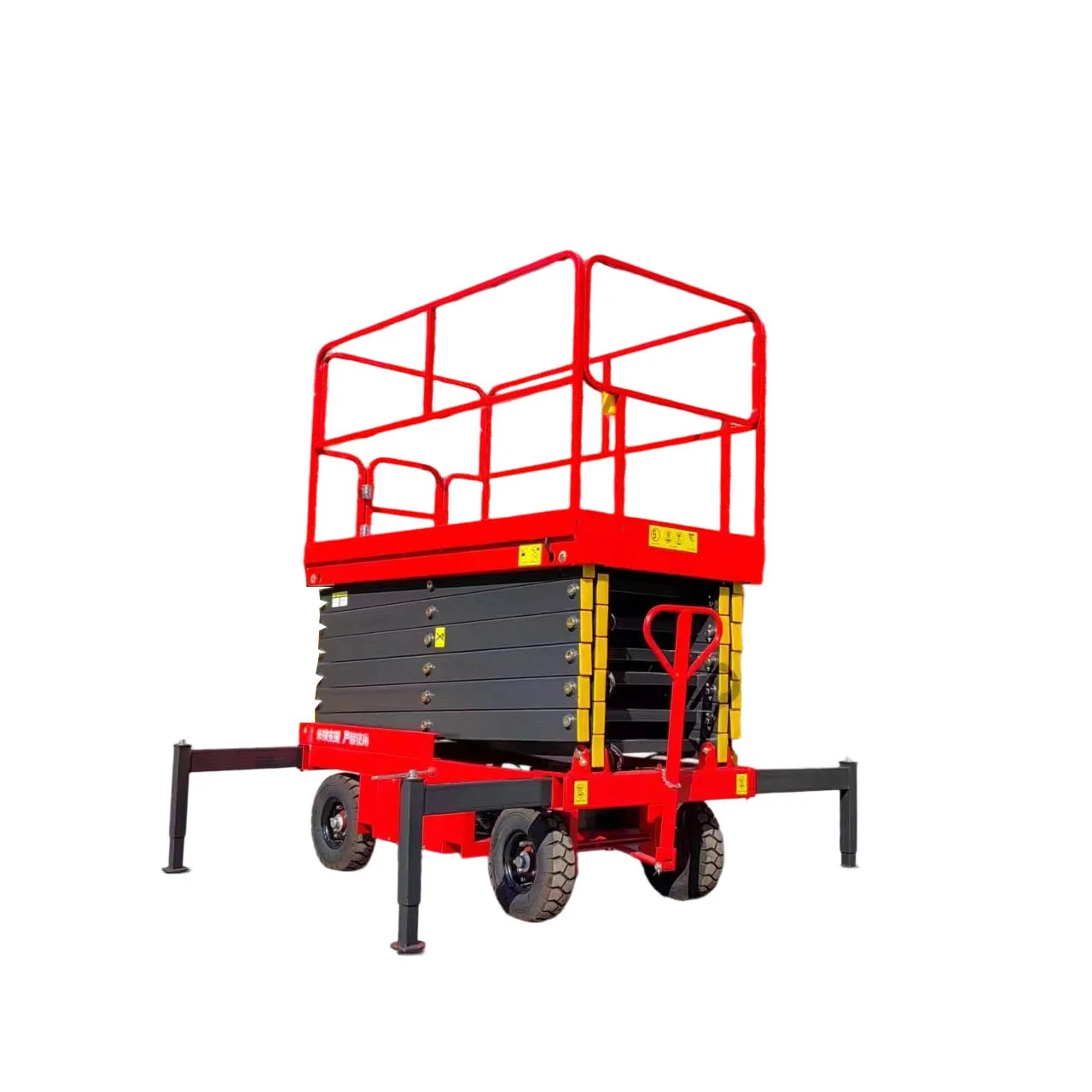 CE Mini Electric Scissor Lift Table 4m to 18m Elevated Platform for Small Scaffolding for Restaurant Industries