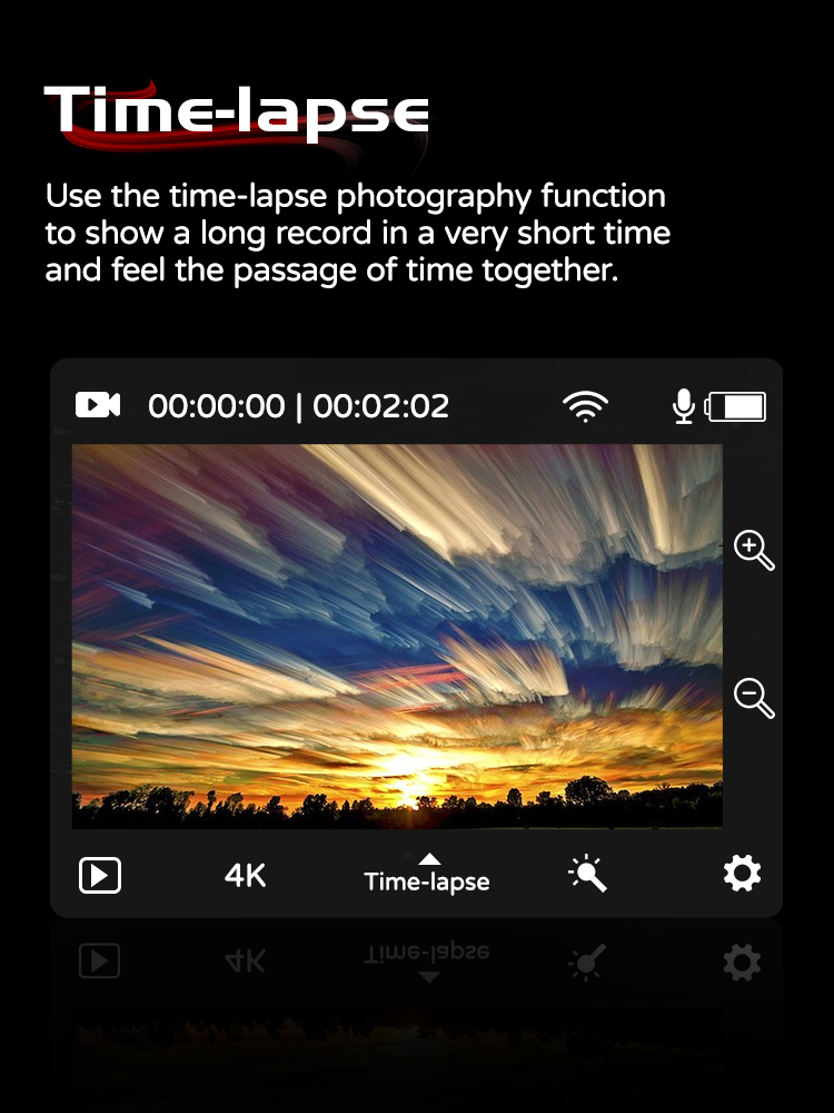 SJCapture d'écran C100 Plus Action Camera, Casque de vélo, Moto, 4K, 30M, Étanche, 2.4G, WiFi, dehors, EIS