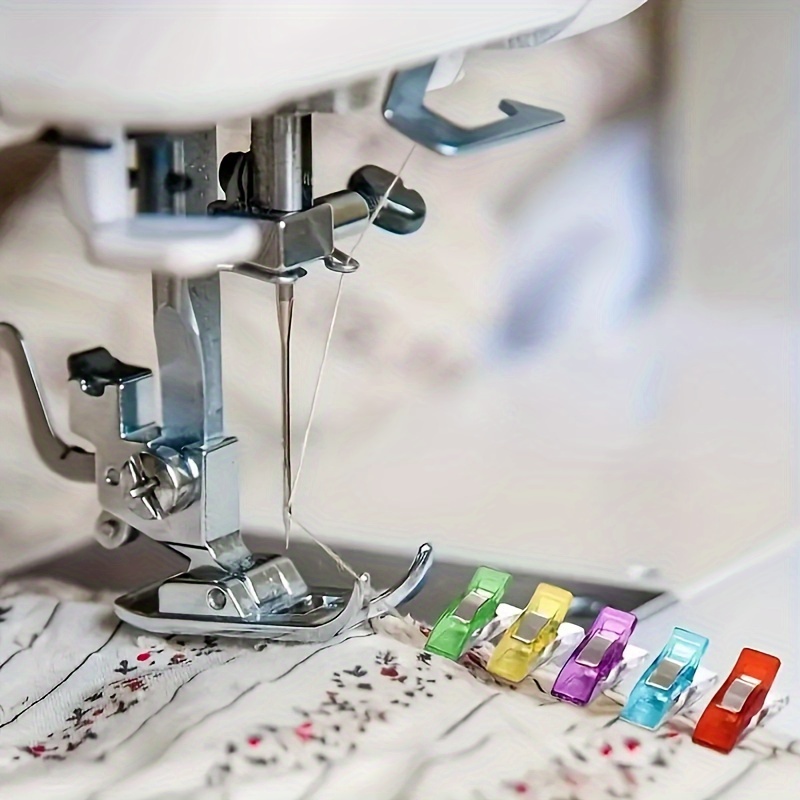 10/30/50/100PCS Sewing Clips Colorful Clips Multipurpose Plastic Craft Crocheting Knitting Safety Clothing Clips for Fabric