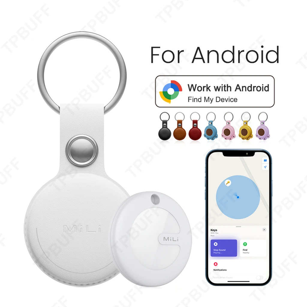 MiLi MiTag Go Bluetooth Tracker Kompatybilny z Androidem Lokalizator Przedmiotów Współpracuje z Google Find My Device