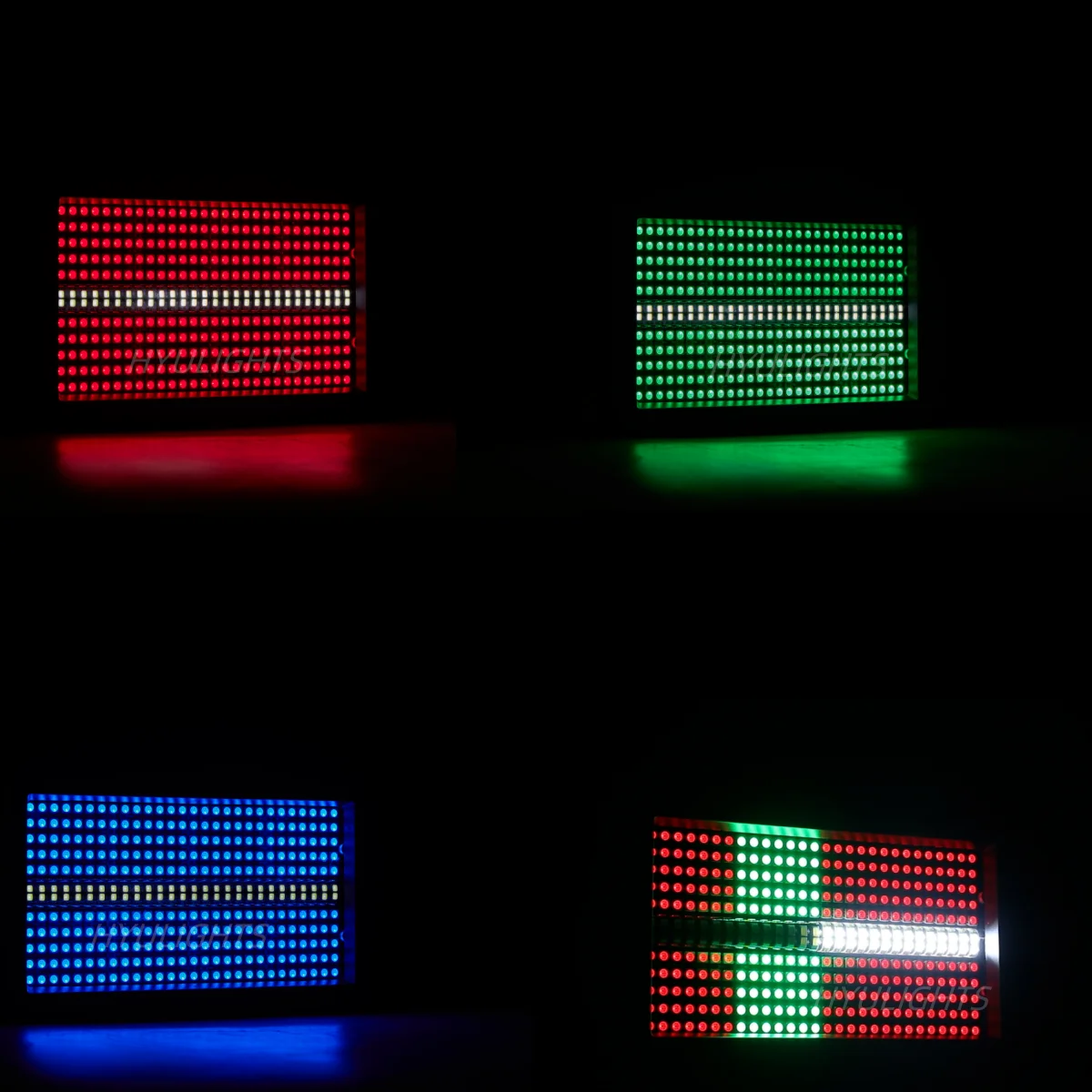 60W Mni LED Strobe RGB 3w1 8 Partition +White 8000K 4Partition DMX Super Bright Dj Wash Bar Strobe Stage Lighting Effects