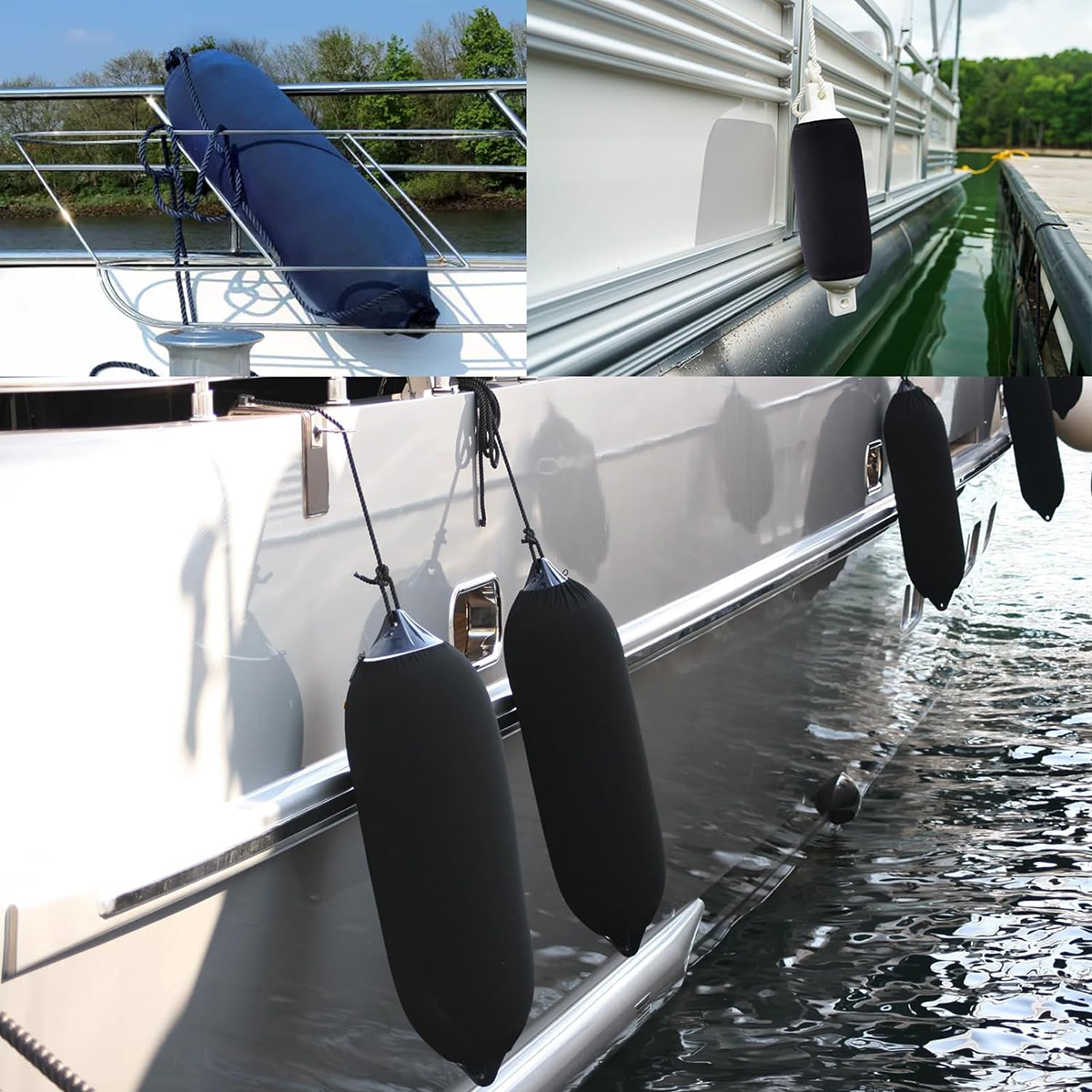 Boot Kotflügel Abdeckung Schutz Anti-Kollision Ball Sleeve Schutz Marine Yacht Stoßstange Kotflügel Abdeckung 11x40cm/14x50cm/16x58cm