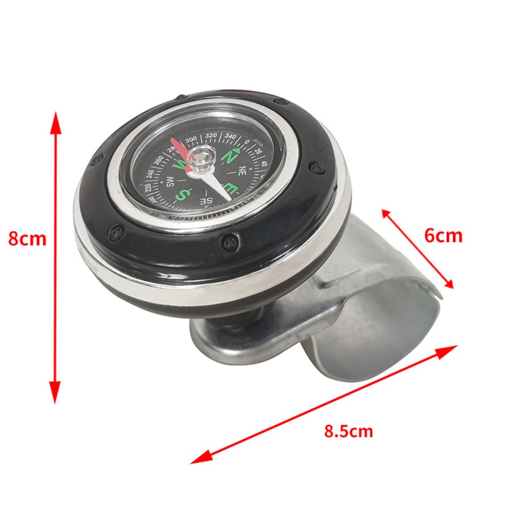 360-degree Car Steering Wheel Knob Universal Steering Wheel Ball ABS Handle Ball Booster Spinner Knob Car Control Compass