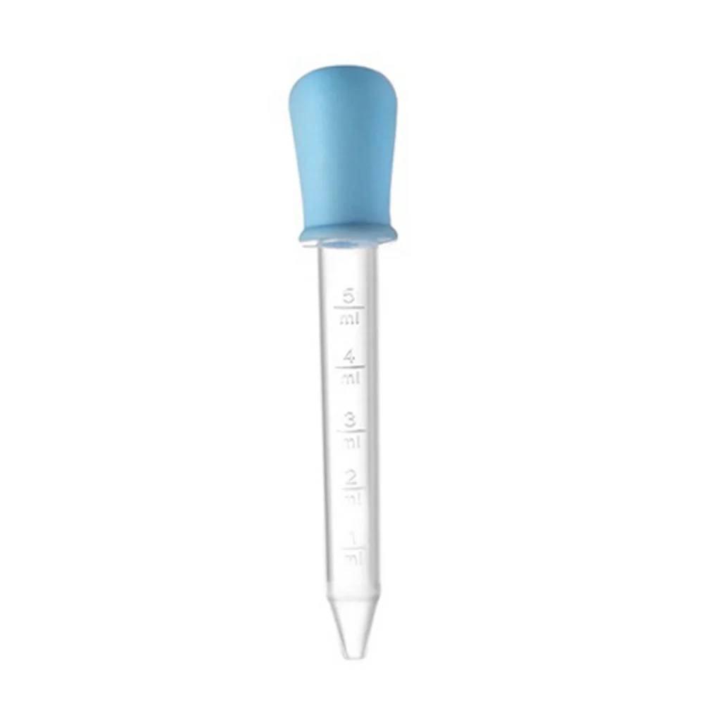 5ML Con Bé Thả Y Học Thức Ăn Trẻ Em Y Thiết Bị Silicon Pipet Thực Phẩm Lỏng Ống Nhỏ Giọt Nhựa Trẻ Sơ Sinh Đồ Dùng