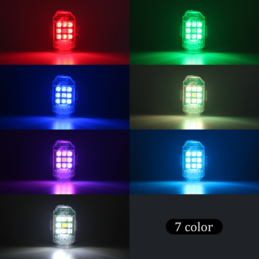 Điều Khiển Từ Xa Xe Máy Đèn RC Drone LED Flash Vị Trí Đèn Không Dây Cho RC Sửa Cánh Máy Bay Máy Bay Trực Thăng Cảnh Báo