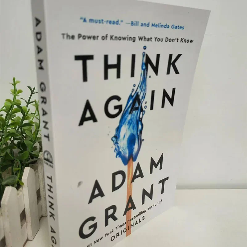 Piense de nuevo por Adam Grant El poder de conocer lo que no sabe # 1 libro más vendido en inglés