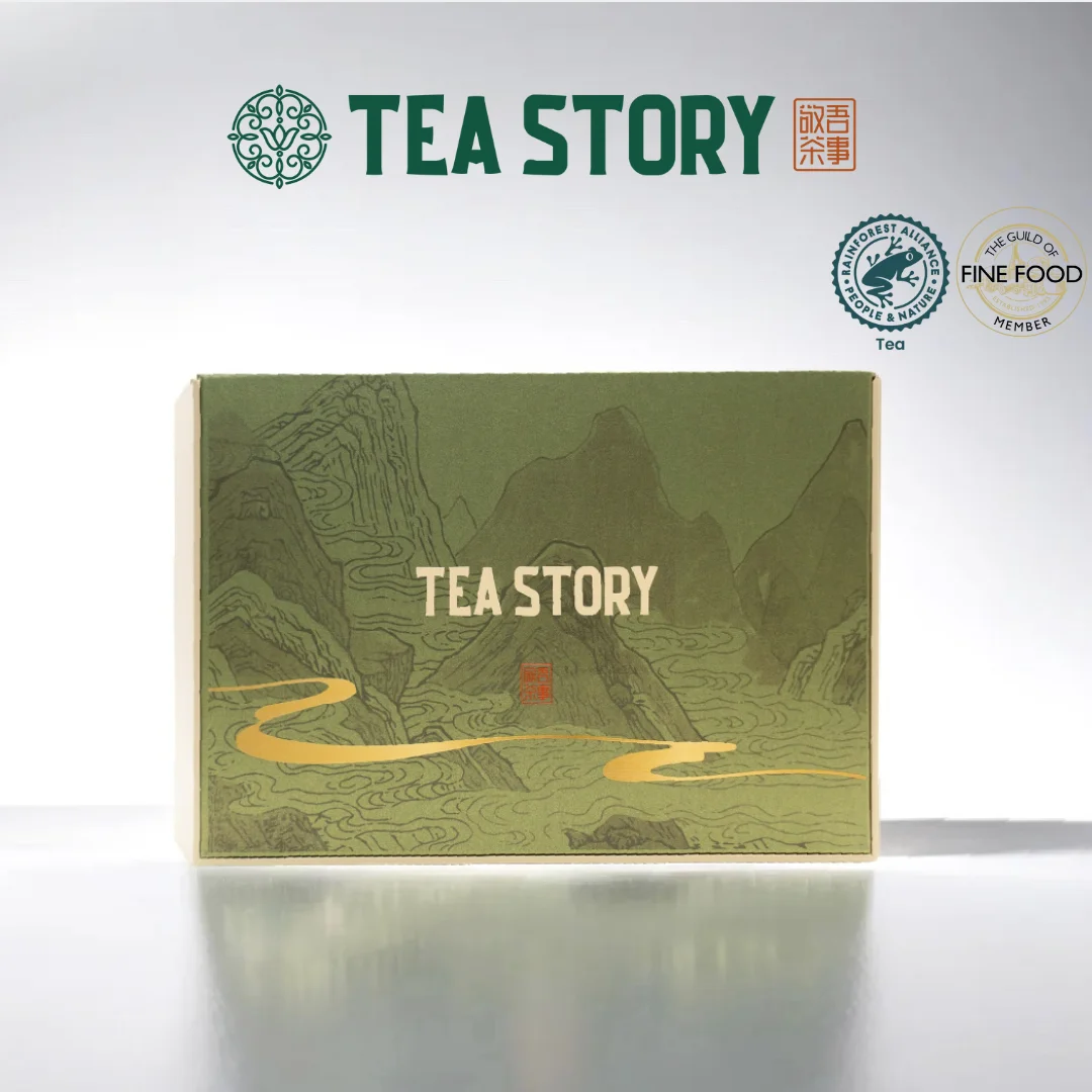 Tea Story Swallow's Nest Rou Gui [Metabolism Support] Rare Oolong, Luxury Gift Box 12 Tins×16g