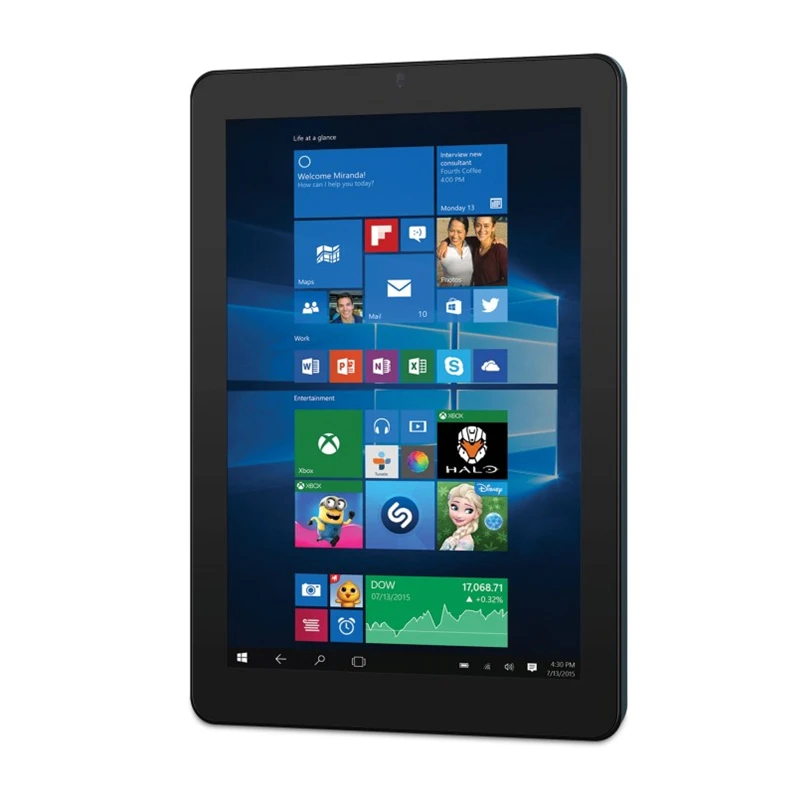 10.6 POLEGADAS 2GB DDR + 32GB C24 WINDOWS 10 Tablet PC Câmera Dupla Quad Core 1366*768 Tela IPS WIFI