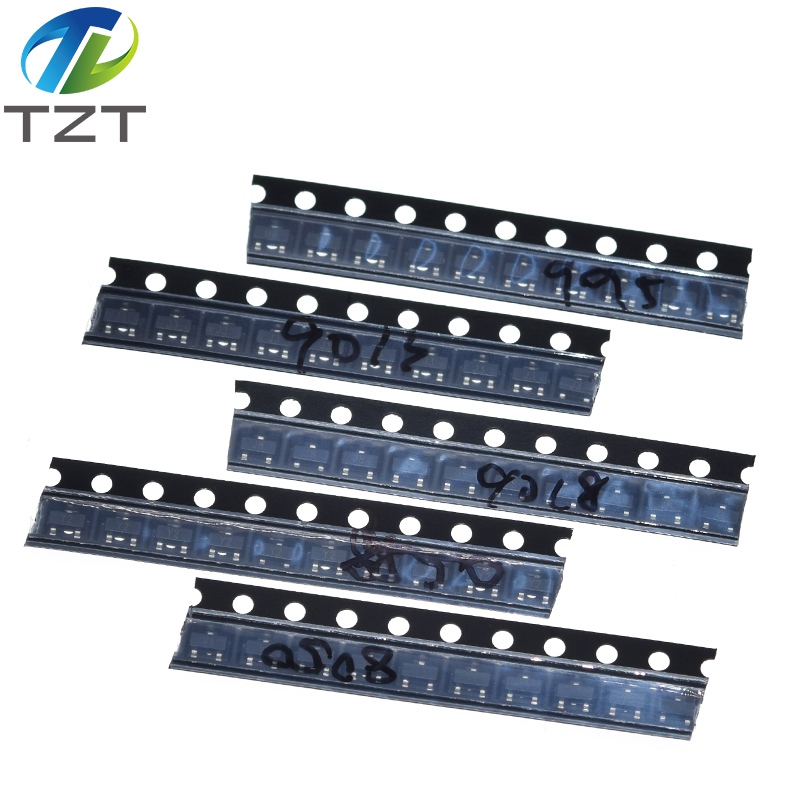 TZT S9013 S9014 S9015 S9018 MMBT3904 MMBT3906 SS8050 SS8550 2N5551 2SC1815 Łącznie 10 rodzajów X10szt=100szt