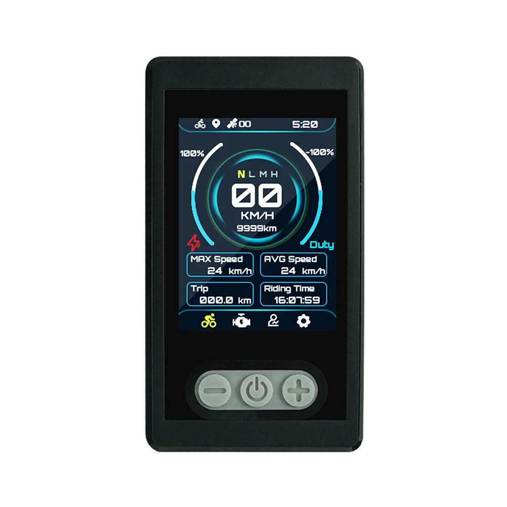 Дисплей Ebike Flipsky Ebike TFT Color Display V2.0 Усовершенствованный дисплей с функцией GPS IP65 Водонепроницаемый для Ebike